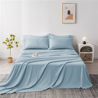 Taflenni gwely cotwm pur 100 y cant